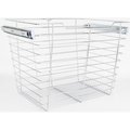 Hardware Resources Chrome Closet Pullout Basket with Slides 14"Dx17"Wx17"H POB1-141717CH